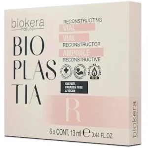 Ампулы реконструктор Salerm Biokera Natura Bioplastia Vial Reconstructor 6*13 мл