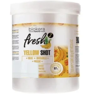 Восстанавливающая маска с бананом Salerm Biokera Fresh Yellow Shot Mask 1000 мл