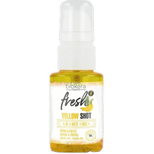 Восстанавливающее масло с бананом Salerm Biokera Fresh Yellow Shot Oil 75 мл