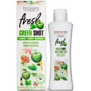 Шампунь с яблоком Салерм Salerm Biokera Fresh Green Shot Shampoo 300 мл