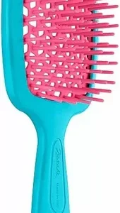 Щетка Janeke Superbrush Small 86SP234AR (светло-бирюзовый/розовый)17,5x7x3 см ,малая