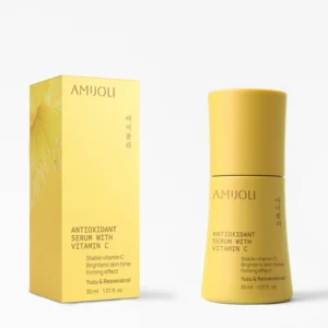 AMIJOLI Антиоксидантная сыворотка с витамином С и экстрактом юдзу и ресвератролом -Antioxidant Serum With Vitamin C Yuzu&Resveratrol ,30мл