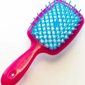 Щетка Janeke Superbrush Small 86SP234FUX (малиновый/голубой)17,5x7x3 см - малая