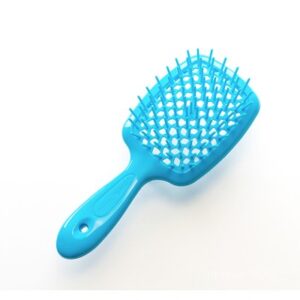 Щетка для волос маленькая синяя Janeke Superbrush Small Turchese Fluorescente 83SP234BFL,17,5х7х3 см