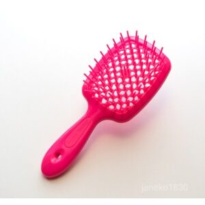 Щетка для волос розовая Janeke Superbrush small Fuxia Fluorescente 83SP234FFL(17,5х7х3 см), малая, фуксия