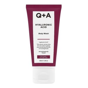 Q+A Увлажняющий мини-гель для душа Hyaluronic Acid Body Wash, 50 мл