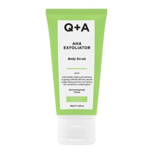 Q+A Мини-скраб для тела AHA Exfoliator Body Scrub, 50 мл