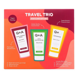 Q+A Набор миниатюр для ухода за телом Bodycare Travel Set Trio, 50 мл x 3 шт