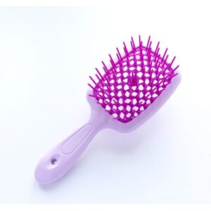 Щетка для волос маленькая сирень с фиолетовыми зубчиками Janeke Superbrush Small  86SP234LIF,17,5x7x3 см