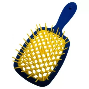 Janeke ЩЕТКА МАЛАЯ, СИНЕ-ЖЕЛТАЯ SUPERBRUSH SMALL 17.5х7х3 СМ 86SP234BLG