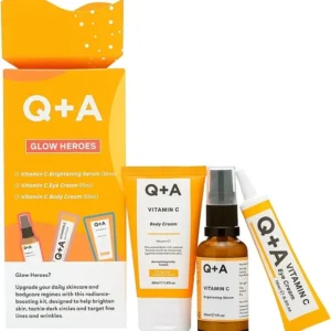 Набор косметики для лица и тела Q+A Glow Heroes