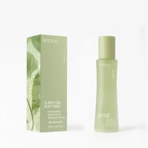 Очищающий тонер с кислотами, вулканической глиной и экстрактом лотуса 150мл AMIJOLI