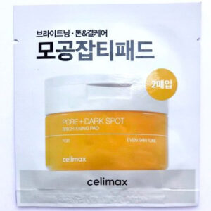Тонер-пэды для выравнивания тона и рельефа кожи Celimax Pore+Dark Spot Brightening Pad (10 шт)