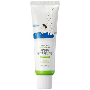 Санскрин с берёзовым соком Round Lab Birch Juice Moisturizing Mild-Up Sunscreen SPF50+ PA++++,50 мл