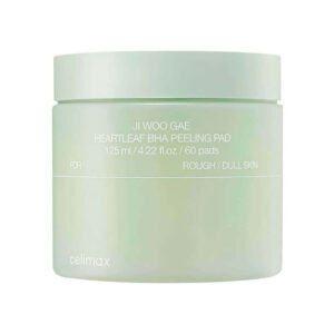 Отшелушивающие пэды с экстрактом хауттюйнии Celimax Ji Woo Gae Heartleaf BHA Peeling Pad(60шт)