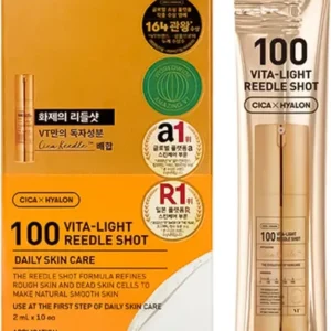 Сыворотка для лица Vt Cosmetics Vita-Light Reedle Shot 100 Stick с микроиглами и витамином C (10x2мл)